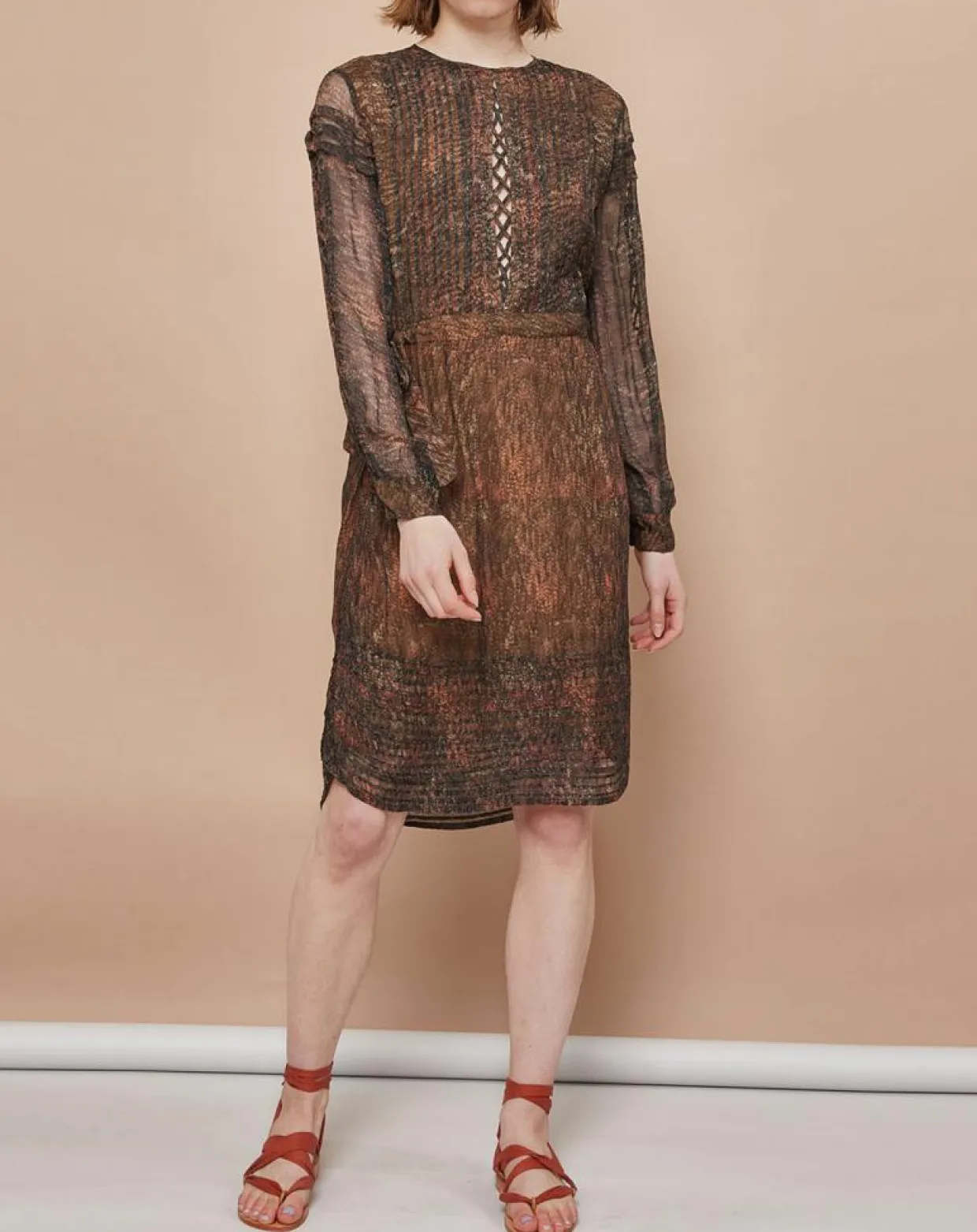Robe Frances granit cumin-Mare di Latte Discount