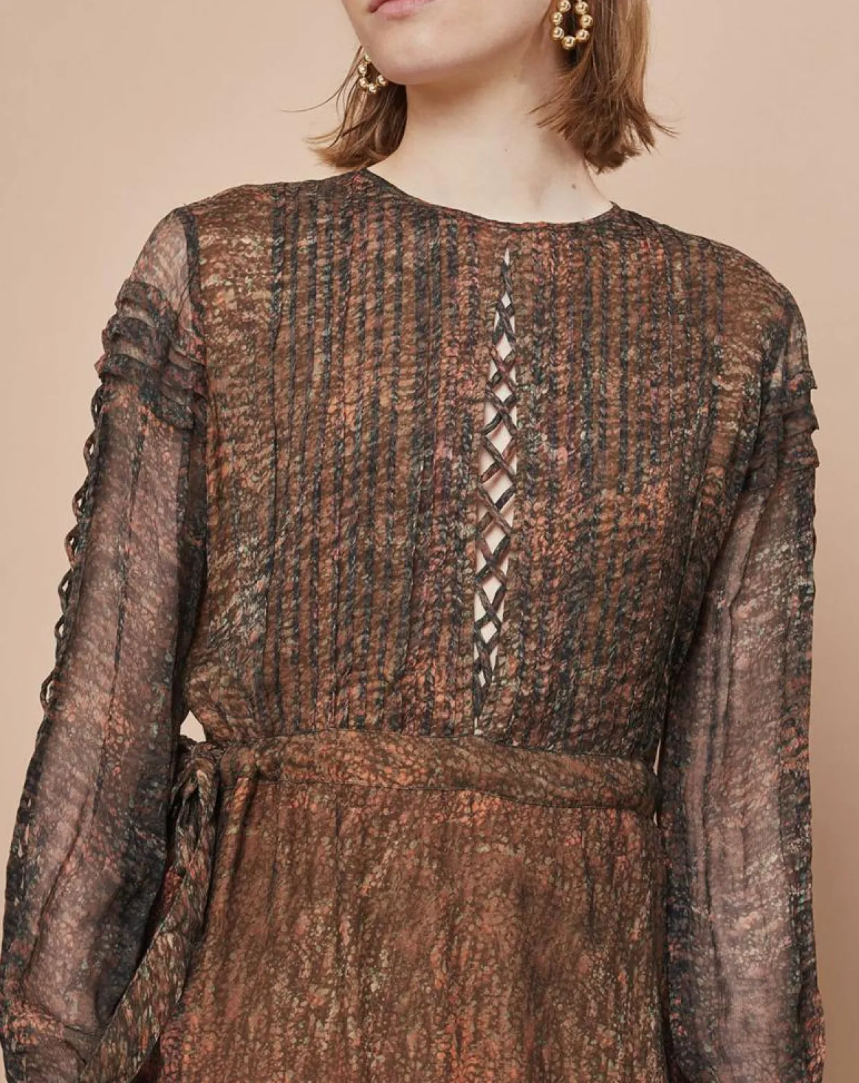 Robe Frances granit cumin-Mare di Latte Discount