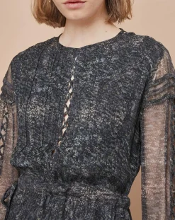 Robe Frances granit encre-Mare di Latte Sale