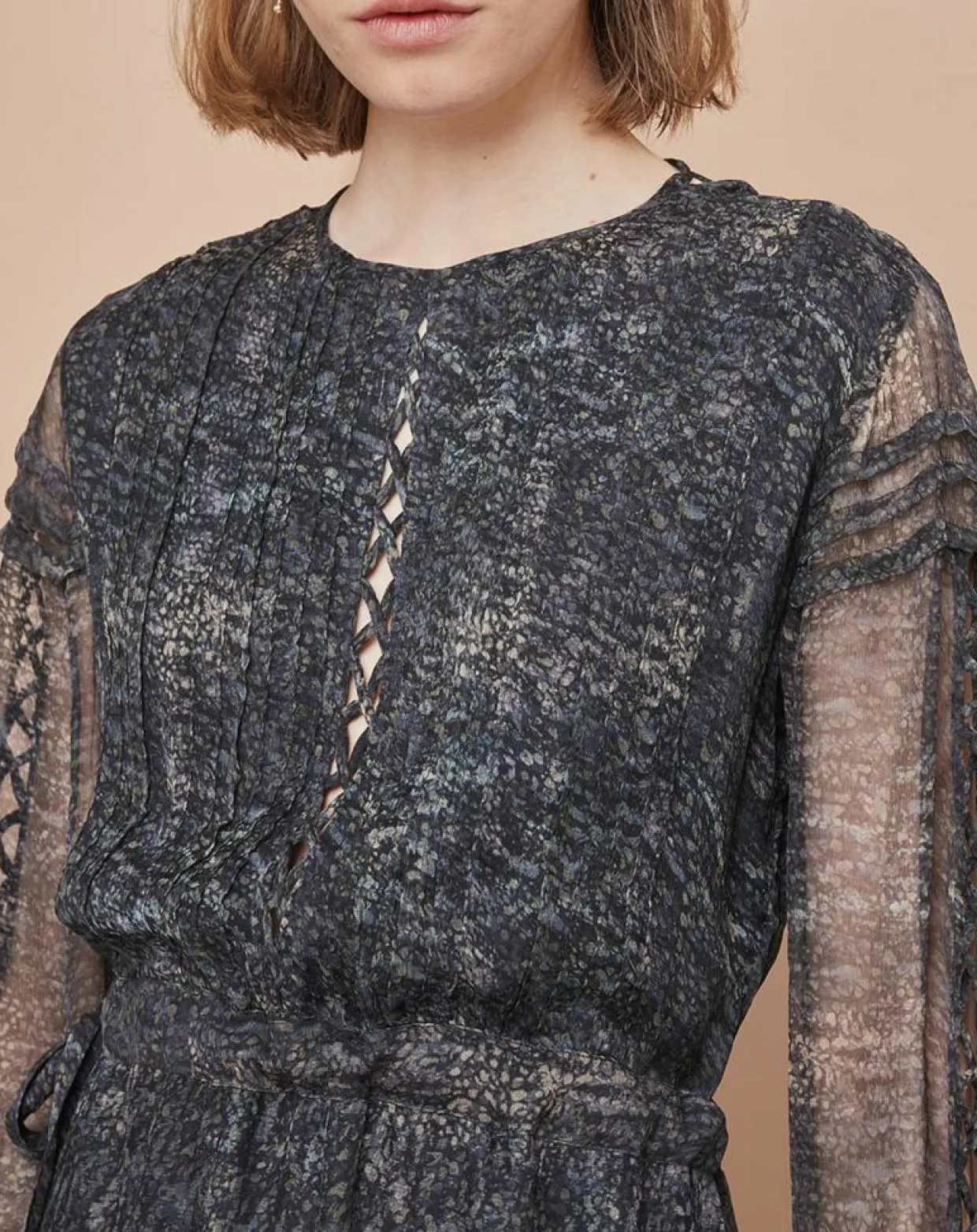 Robe Frances granit encre-Mare di Latte Sale