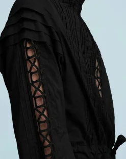 Femme Mare di Latte Robes^Robe Francesca noire
