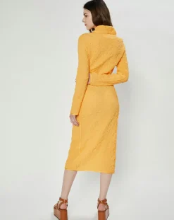 Femme Acne Studios Robes^Robe froissée orange