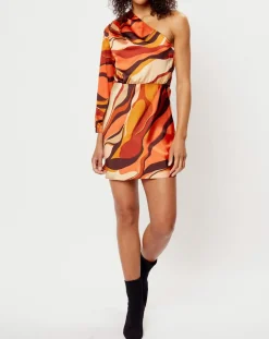 Robe impimée Camille orange-See u Soon Discount