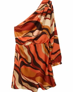 Robe impimée Camille orange-See u Soon Discount