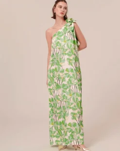Femme Tara Jarmon Robes^Robe imprimé à fleurs verte