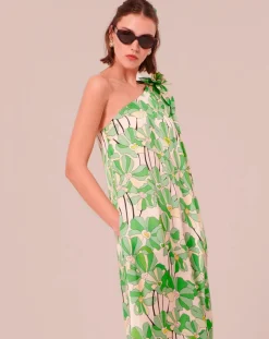 Femme Tara Jarmon Robes^Robe imprimé à fleurs verte