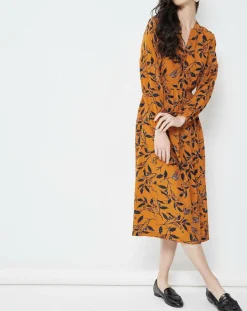 Robe imprimée Beatrice caramel-See u Soon Outlet
