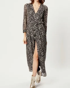 Femme See u Soon Robes^Robe imprimée Alix noire