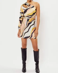 Robe imprimée Camille grise-See u Soon Best