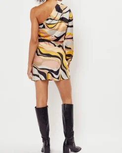 Robe imprimée Camille grise-See u Soon Best
