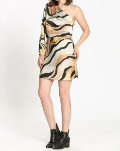 Robe imprimée Camille grise-See u Soon Best