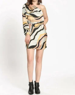 Robe imprimée Camille grise-See u Soon Best
