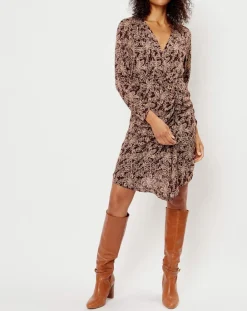 Femme See u Soon Robes^Robe imprimée floral Luna bordeaux