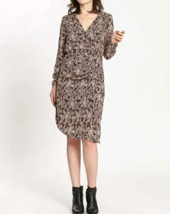 Femme See u Soon Robes^Robe imprimée floral Luna bordeaux