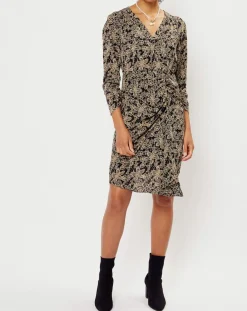 Robe imprimée floral Luna noire-See u Soon Clearance