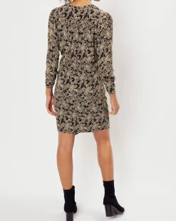 Robe imprimée floral Luna noire-See u Soon Clearance