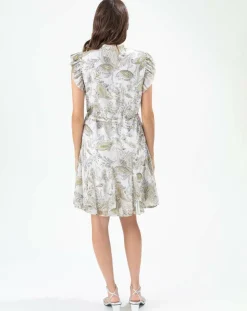 Femme Indies Robes^Robe Inu cachemire argente