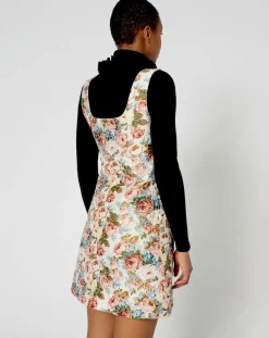 Femme Manoush Robes^Robe Jardin d'Hiver print écru/multicolore