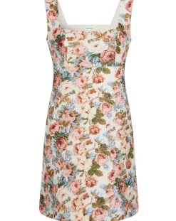 Femme Manoush Robes^Robe Jardin d'Hiver print écru/multicolore