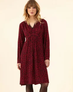 Femme Indies Robes^Robe Jerry leo rouge