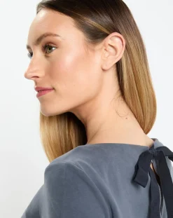 Femme Marc O'Polo Robes^Robe Jersey bleu foncé