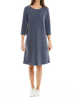 Femme Marc O'Polo Robes^Robe Jersey bleu foncé
