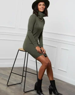 Robe Julie kaki-L'Armoire de Suzette Best