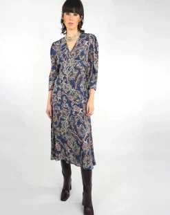 Femme See u Soon Robes^Robe Kassandra imprimée marine