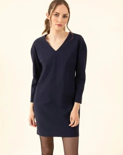 Femme Indies Robes^Robe Laetitia marine