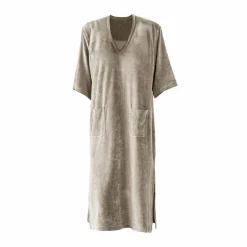 Robe longue en éponge grise-Bed and Philosophy Hot