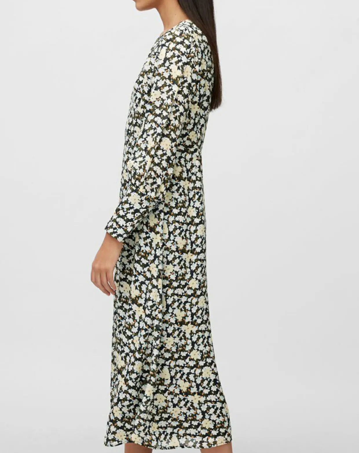 Robe longue fleurie multicolore-Marc O'Polo Outlet
