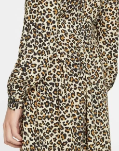 Femme Galeries Lafayette Robes^Robe longue Gamba léopard noire
