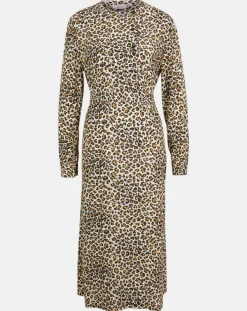 Femme Galeries Lafayette Robes^Robe longue Gamba léopard noire