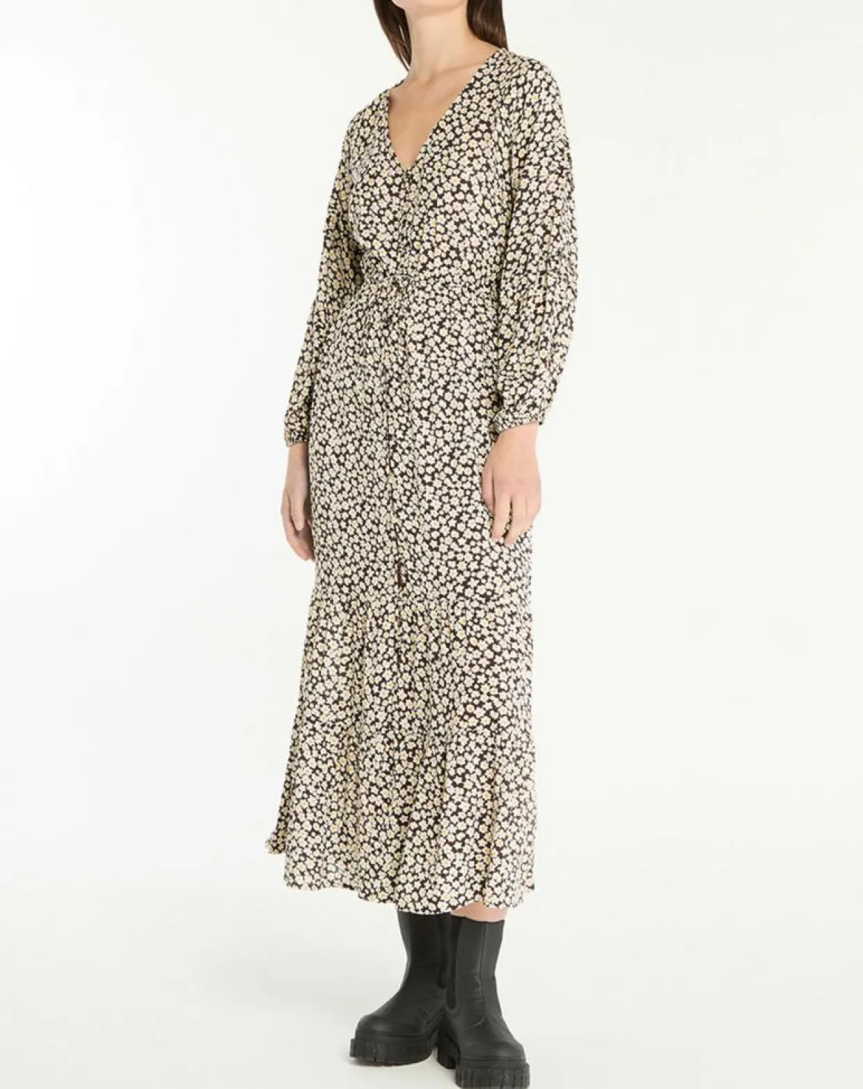 Robe longue Good Today Daisy Print multicolore-Billabong Outlet