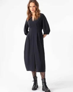 Robe Longue Miranda noire-Indies Sale