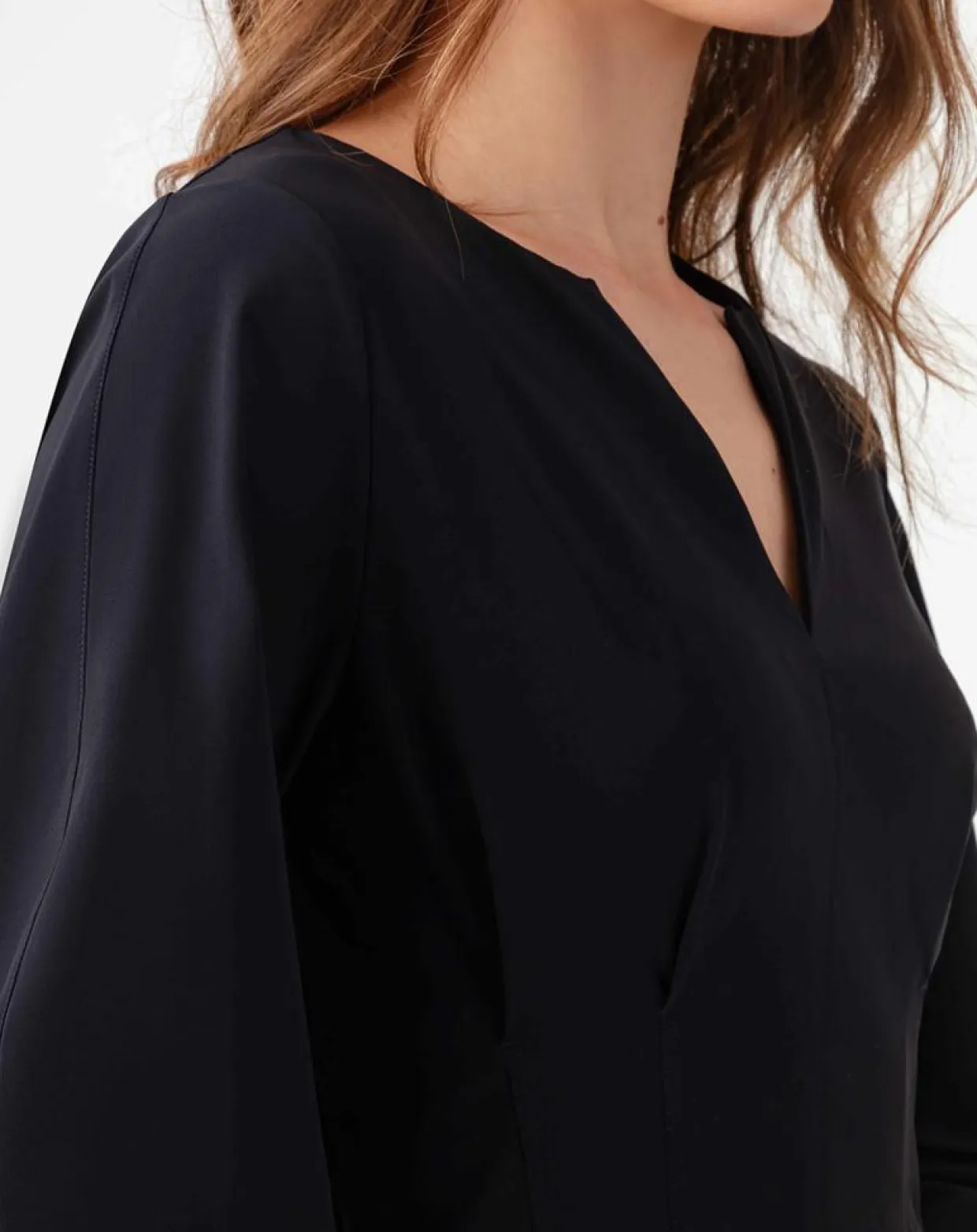Robe Longue Miranda noire-Indies Sale