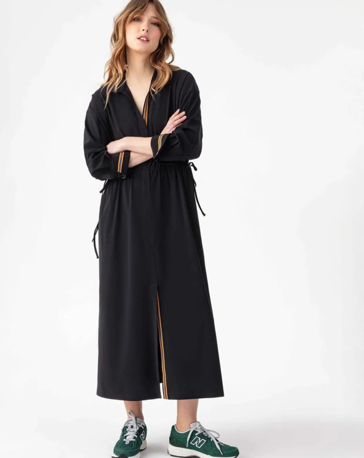 Femme Indies Robes^Robe Longue Rhea noire