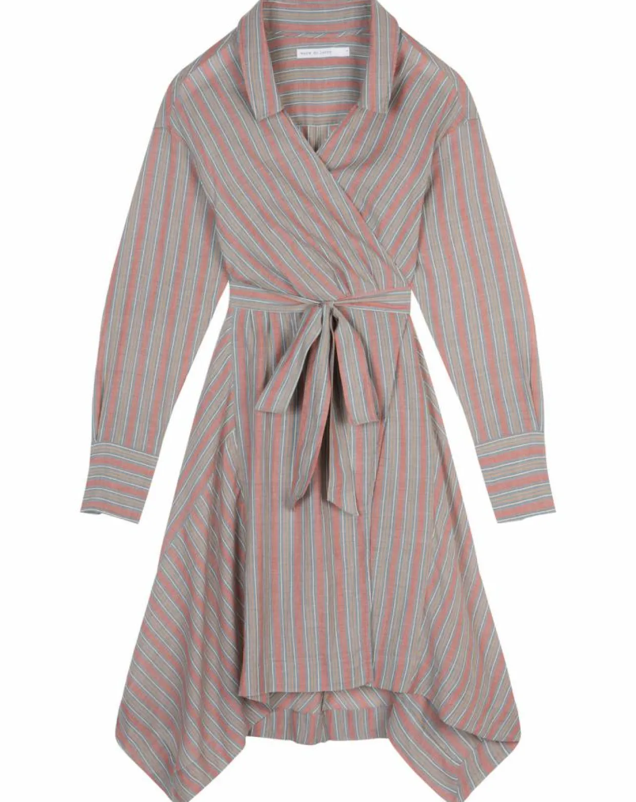 Femme Mare di Latte Robes^Robe Malorie Pastel rayée rouge/bleu