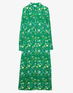 Robe Mantra poppy vert-An'ge Clearance