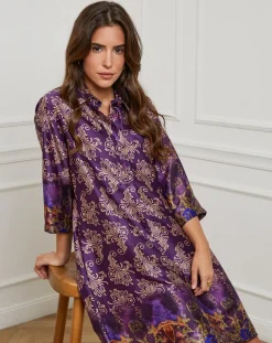 Robe Marine violette-Alice & Charlotte Outlet