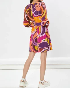Robe Messer psyché multicolore-La Petite Etoile Online