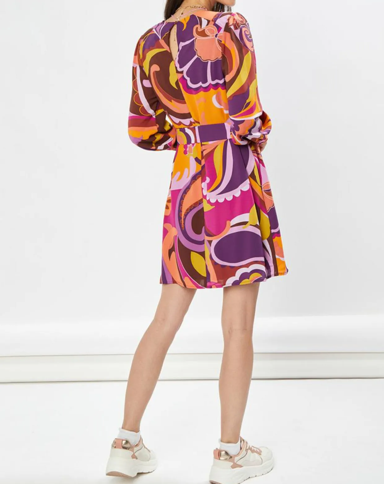 Robe Messer psyché multicolore-La Petite Etoile Online