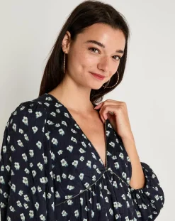 Robe Michelle à fleurs marine-See u Soon Outlet