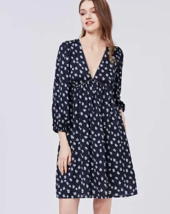 Robe Michelle à fleurs marine-See u Soon Outlet