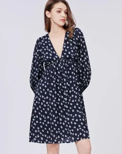 Robe Michelle à fleurs marine-See u Soon Outlet