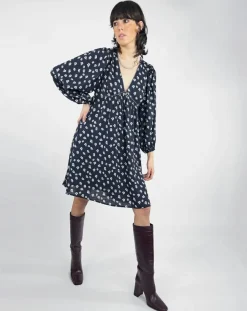 Robe Michelle à fleurs marine-See u Soon Outlet