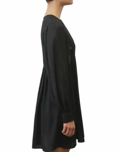 Femme Marc O'Polo Robes^Robe midi col V noir
