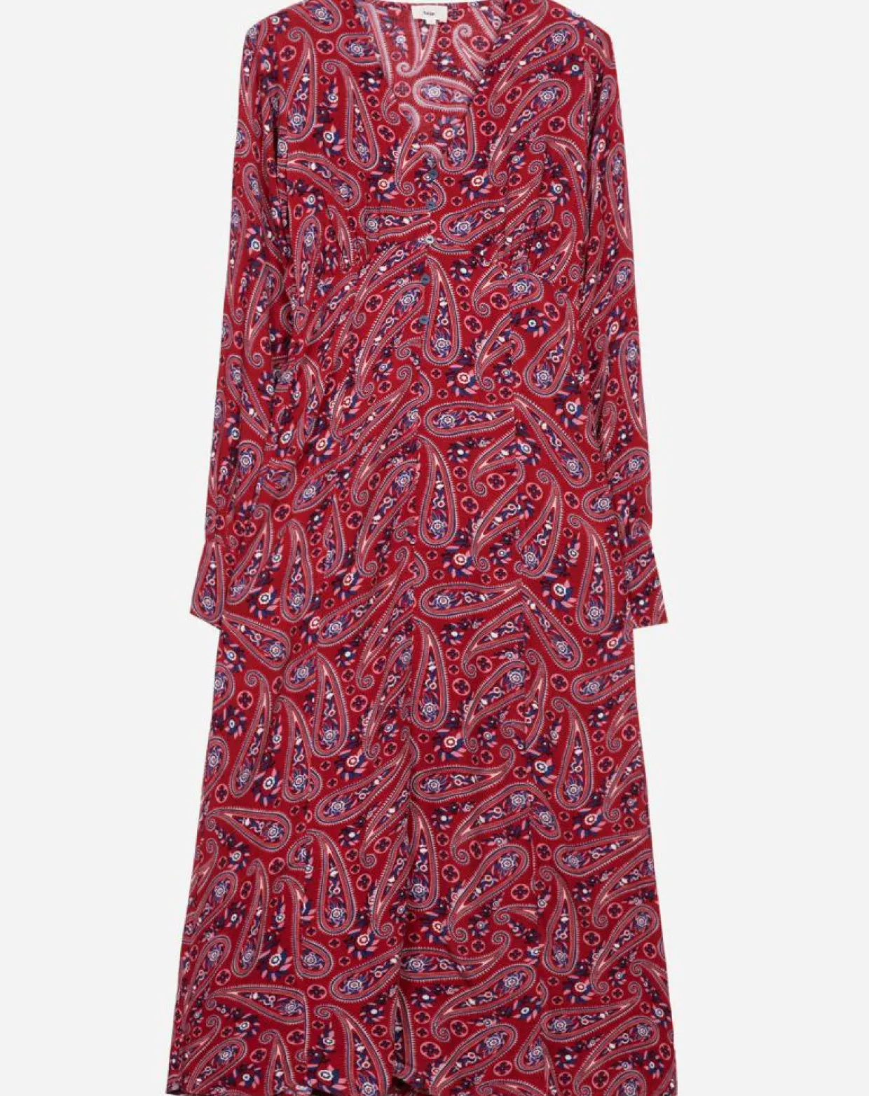 Femme An'ge Robes^Robe Miroko paisley sanguine