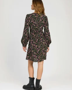 Femme An'ge Robes^Robe Molly paisley noir