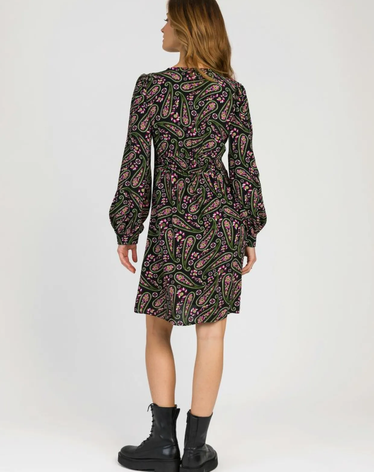 Femme An'ge Robes^Robe Molly paisley noir